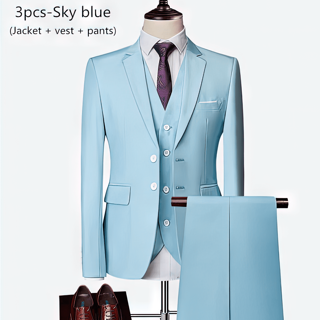 2 button 3 piece suit baby blue gigapixel art scale